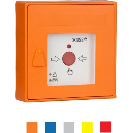 WindowMaster - Handmelder für Gefahrenmeldesystem RWA Hauptbedienstelle WSK 503 0005 02 Data/Signal ORANGE