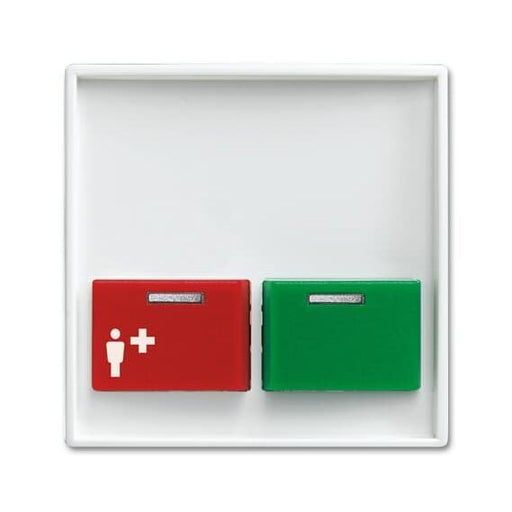 Busch-Jaeger - Zentralelement Klinikinstallation Zentralscheibe alpinws 2548-642 B-914 Licht-Ton-Rufsysteme − 1 Stück by Busc
