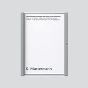 Siedle&Söhne - Zubehör/Ersatzteile für Türkommunikation Namensschild titan-met kpl 200029785-00 f.TM 612-1 TM