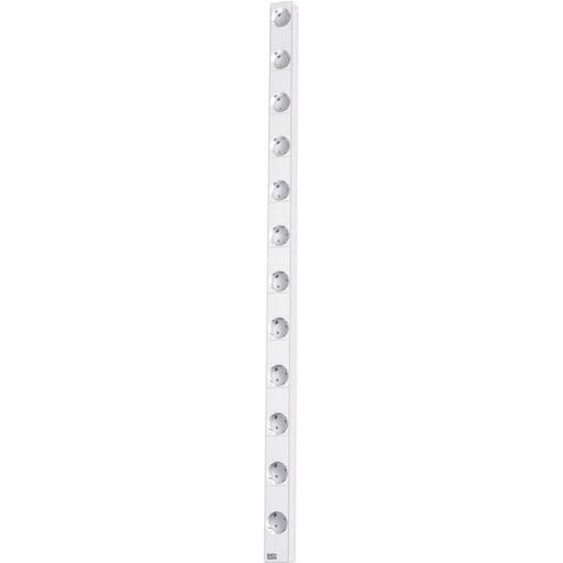 Bachmann - Power distribution unit (PDU) Steckdosenleiste 12f.alu 333.414 1HE 12xSchutz.1072mm