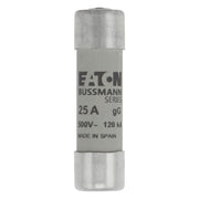 Eaton - Zylindrische Sicherung Sicherungseinsatz Nieders. CYL GG 14,#C14G25S 25A AC 500V 120kA − 10 Stück