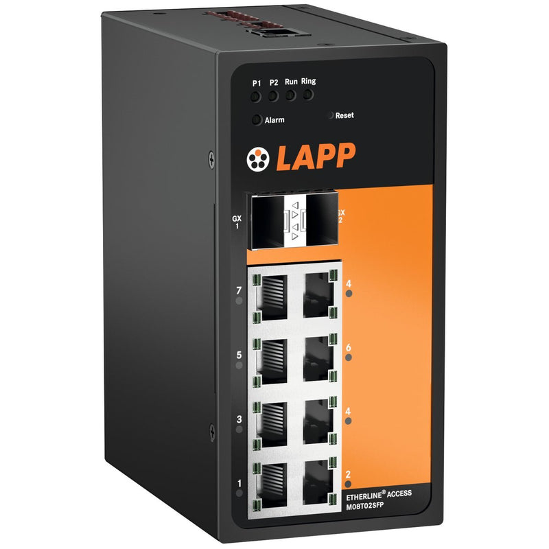 Lapp Zubehör - Netzwerk Switch ETHERLINE ACCESS M08T02SFP 21700136 − 1 Stück