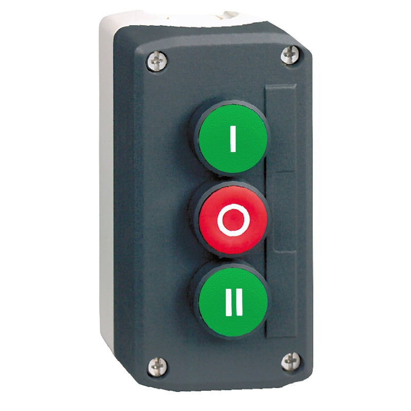 Schneider Electric - Befehls- und Meldegeräte-Kombination im Gehäuse Gehäuse XALD339 2S 2Ö I-O-II