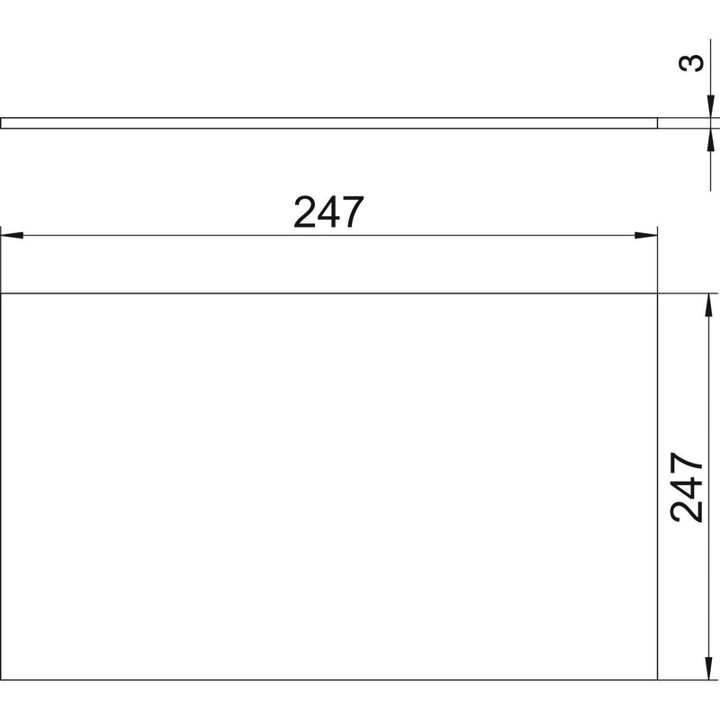 OBO Bettermann - Montagedeckel für Zugdose Blinddeckel DUG B 9 f. GES9 in Montaged