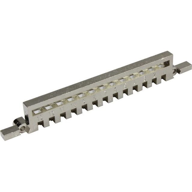 Harting - Codierelement für Industriesteckverbinder Kodierkamm Messerleiste 09069019985 Vollmetalrasthebel − 50 Stück