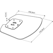 Vogels - Halterung für Audio-/Videosysteme Bodenplatte Connect-it PFF7020 sw groß,sw