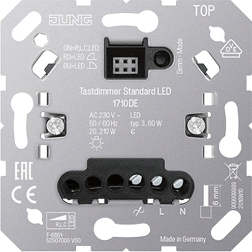 Jung - Dimmer LED-Tastdimmer 1710 DE Standard − 1 Stück
