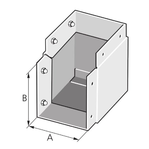 Pflitsch - Kupplung für Leitungsführungskanal Eckverbinder EVI 100/100 S innen − 1 Stück by Pflitsch

