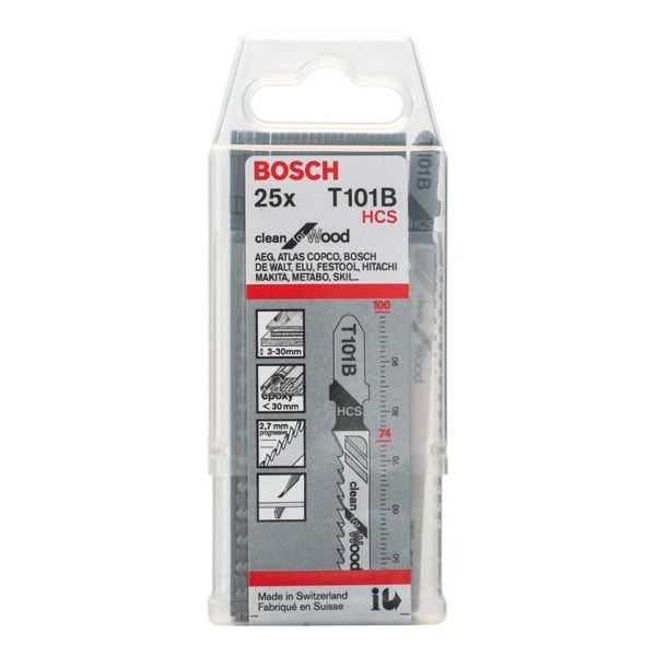Bosch - Stichsägeblatt T 101 B 2608633622 Clean for Wood