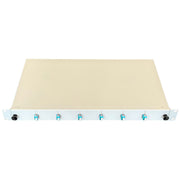 Paschke - Patchpanel LWL Spleissbox ausziehbar 19" 442405-06SA 6xLCd OM3 AQUA