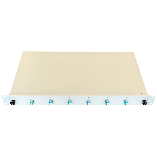 Paschke - Patchpanel LWL Spleissbox ausziehbar 19" 442405-06SA 6xLCd OM3 AQUA