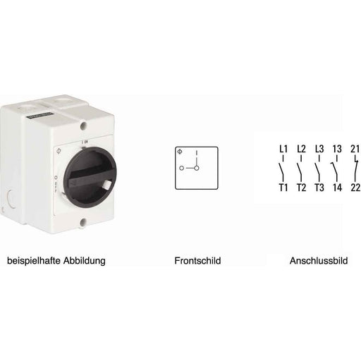 Kraus&amp;Naimer - Lastschalter Reparaturschalter KG80 T103/40 KL71V 80A,30KW,3pol. − 1 Stück by Kraus&amp;Naimer
