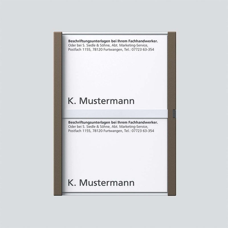 Siedle&Söhne - Zubehör/Ersatzteile für Türkommunikation Namensschild Bernst-Glim 200029954-00 f. TM612-2/BTM650-02 − 1 Stück