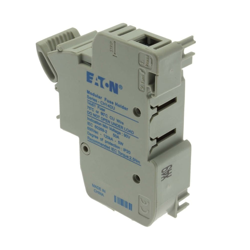 Eaton - Halter für zylindrische Sicherung Sicherungshalter CH141DU 50 A, AC 690 V − 6 Stück
