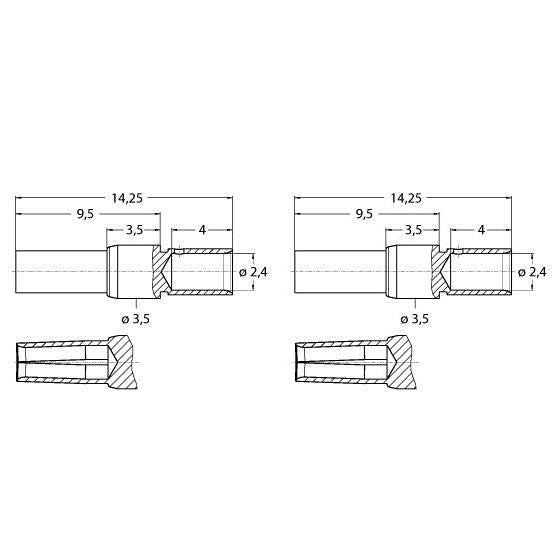 Turck - Zubehör/Ersatzteile für Befehlsgeräte Buchse B23-0001