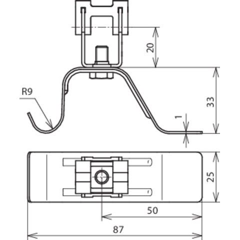 DEHN - Dachleitungshalter für Blitzschutz Dachleitungshalter DLHDG8H20L87EHV2A DEHNgrip NIRO