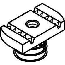 PohlCon (Puk) - Gleitmutter Ankermutter AMF18 M10 mit Feder − 1 Stück by PohlCon (Puk)
