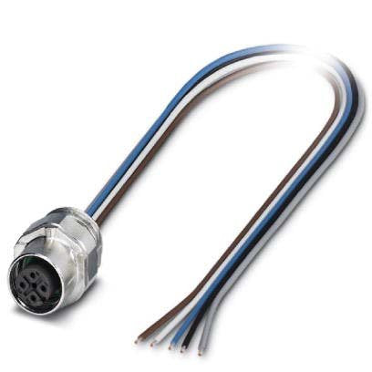 Phoenix Contact - Rundsteckverbinder, feldkonfektionierbar (Industriesteckverbinder) Einbausteckverbinder SACC-EC-FS- #1520042 Sensor-/Aktor-Wandd.  − 1 Stück