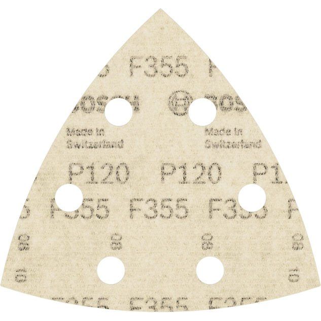 Bosch - Schleifpapier/Schleifvlies PRO F355 Schleifblatt, 93 2608605194 mm, G120, 5-tlg