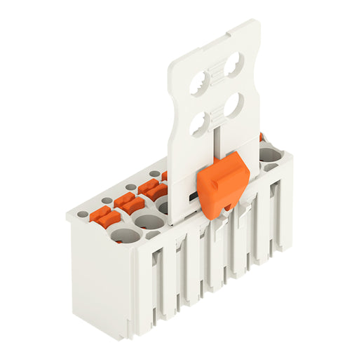WAGO - Ein- und mehrpolige Klemmenleiste 1-Leiter-Federleiste 2091-1107/002-000 Push-inCAGECLAMP,lgr − 50 Stück