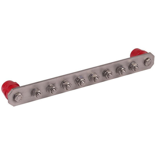 DEHN - Potentialausgleich-Schiene Potentialausgleichschiene PAS I 8AP M10 V2A o. Abdeckung NIRO