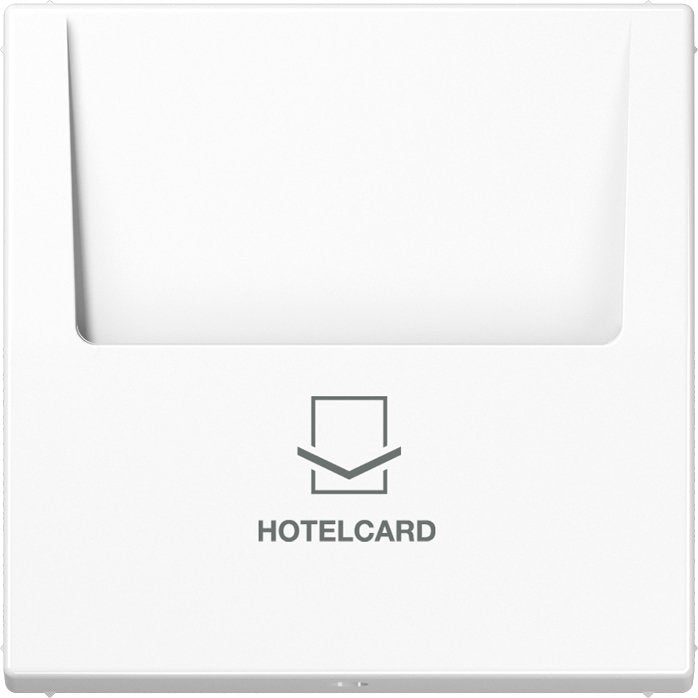 Jung - Abdeckung/Bedienelement für Installationsschalterprogramme Hotelcard-Schalter aws LS 590 CARD WW ohne Taster-Einsatz