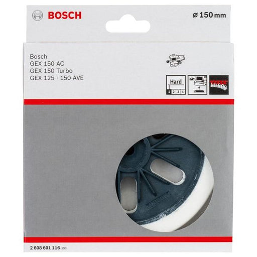 Bosch - Stützteller für Schleifwerkzeug Schleifteller hart, 150 mm 2608601116