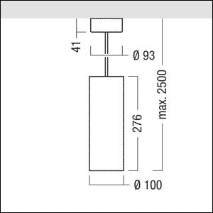 Zumtobel Group - Downlight/Strahler/Flutlicht LED-Pendelleuchte P-INF 3WH #62920298 930