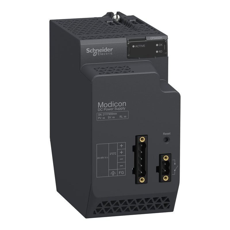 Schneider Electric - SPS-Systemstromversorgung X80-Netzteil 24-48V DC BMXCPS4022H redundante Architek. − 1 Stück