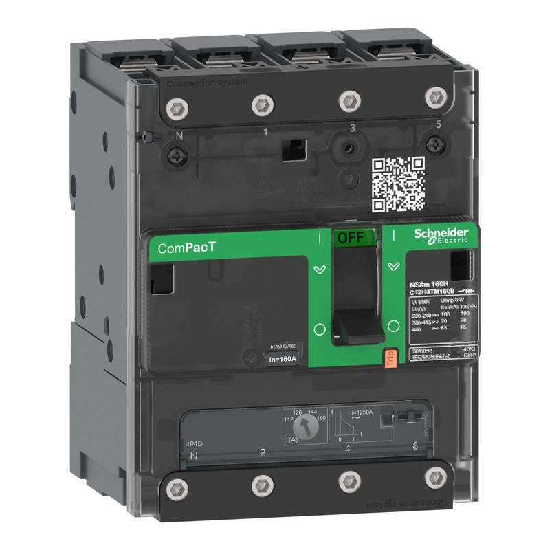 Schneider Electric - Leistungsschalter für Trafo-, Generator- und Anlagenschutz Kompaktleistungsschalter C11H6TM100B ComPacT NSXm 100A