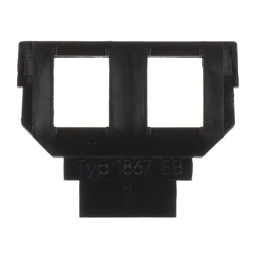 Busch-Jaeger - Einsatz/Abdeckung für Kommunikationstechnik Sockel für 1758... 1867 EB f. Mod.-Jack 2x6u.8p