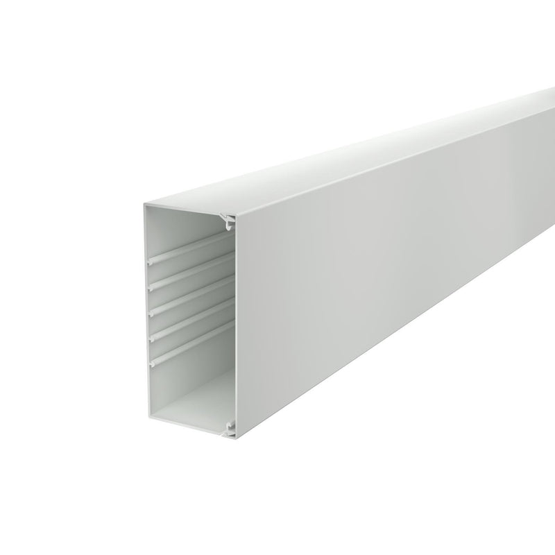 OBO Bettermann - Leitungsführungskanal Wand+Deckenkanal m.Obert. WDK80170LGR 80x170mm,PVC − 2 Meter