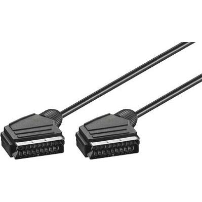 Goobay - Konfektioniertes A/V-Kabel Scartkabel 11703 2m,21pol beschalt