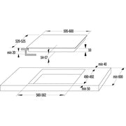 Gorenje - Kochfeld EB-Autark-Kochfeld ECT643BSC Hi-Light