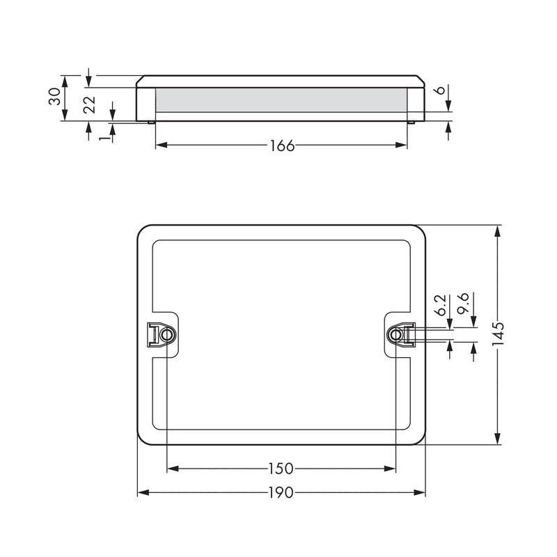 WAGO - Kompaktverteiler für steckbare Gebäudeinstallation Verteilerbox 899-631/149-000 400 V/230 V
