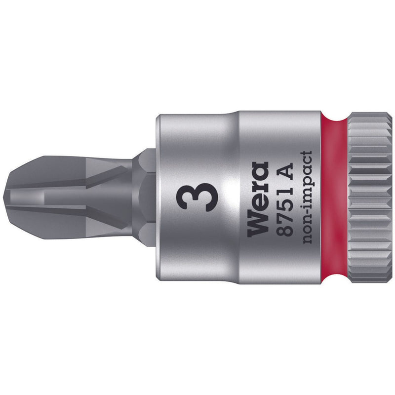 Wera - Kreuzschlitzschrauben-Einsatz für Steckschlüssel Zyklop Bit-Nuss 05003352001 PH 3x28,0