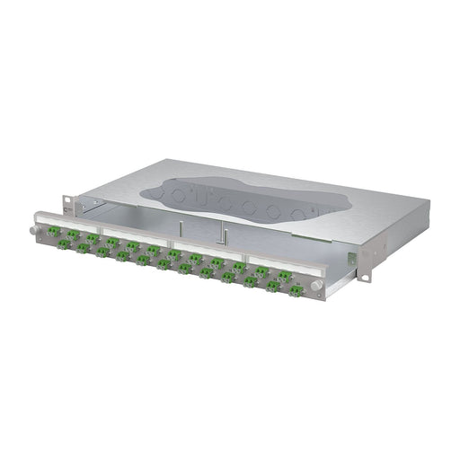 Metz Connect - Patchpanel LWL Patchfeld VIK 1504607624-E 24xLC-D APC OS2