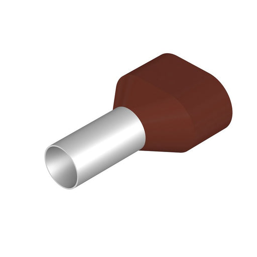 Weidmüller - Aderendhülse Zwilling H10,0/24T ZH BR − 100 Stück