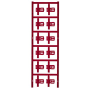 Weidmüller - Kabelmarkierungssystem Leitermarkierer SFC 3/30 MC NE RT 30x12,5mm,rot − 60 Stück