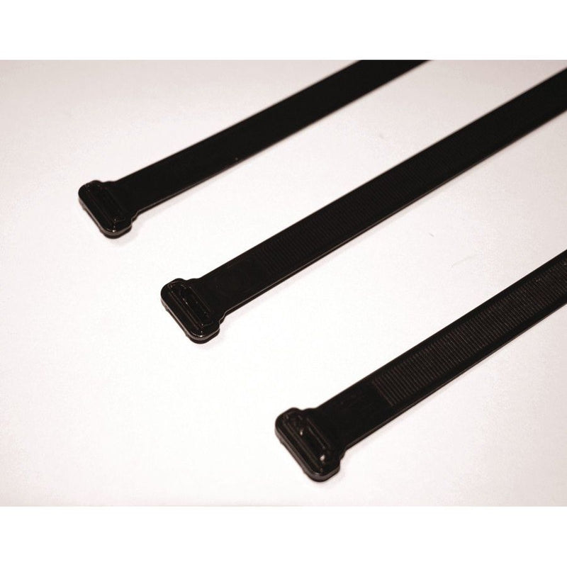 HellermannTyton - Kabelbinder 111-12300(300) 231x12,7 mm, schwarz − 300 Stück