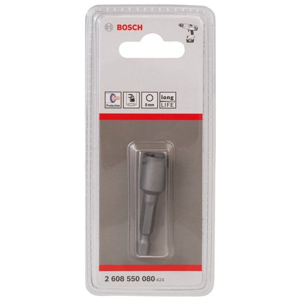 Bosch - Steckschlüssel Steckschlüssel, 50 x 8 mm, 2608550080 M 5, mit Magnet