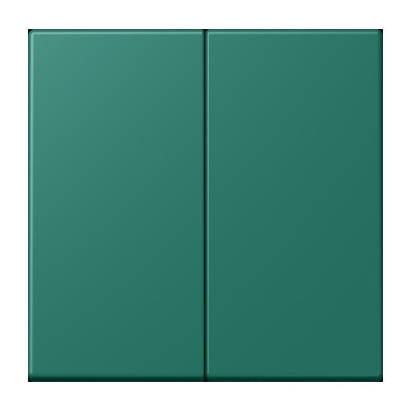 Jung - Bedienelement intelligent LB-Management Taster 2fach LC 1702 216 vert anglais