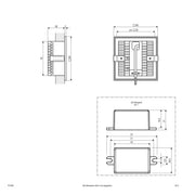EVN Lichttechnik - Decken-/Wandleuchte LED Wandeinbauleuchte P21 802 2,2W 230V 3000K