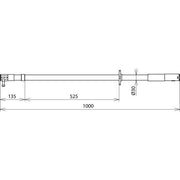 DEHN - Betätigungsstange Schaltstange SCS 36 STK 1000 36kV m.Steckkupplung