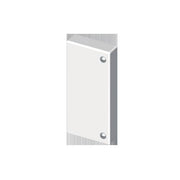 Unex - Endstück für Leitungsführungskanal Endstück 73383-2 60x110 U24X rws − 6 Stück