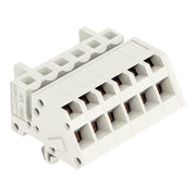 WAGO - Kabelsteckverbinder für Leiterplattensteckverbinder 1-Leiter Federleiste 721-306/008-000 CAGECLAMP 2,5mm²,lgr − 25 Stück