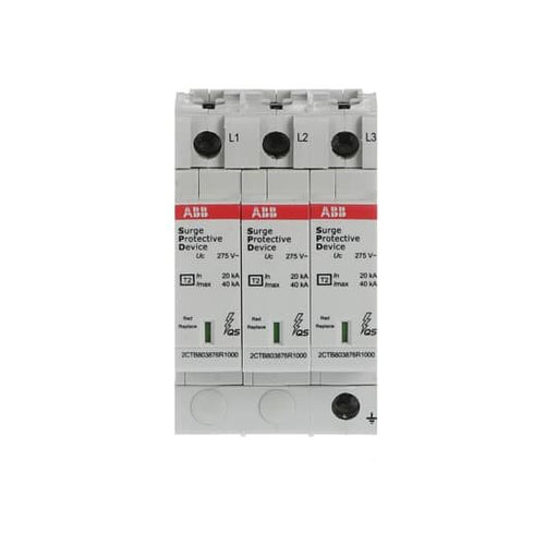 ABB Stotz S&J - Überspannungsableiter für Energietechnik/Stromversorgung Überspannungsschutz Typ2 OVRT23L40-275PQ TN-C 3P 20kA