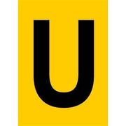 Jahn - Kennzeichnungsmaterial Zahlen+Buchstaben 06/050-U gelb − 10 Stück