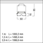 Zumtobel Group - Lichtleiste LED-Lichtbandleuchte TECTON C #42931330 6500K