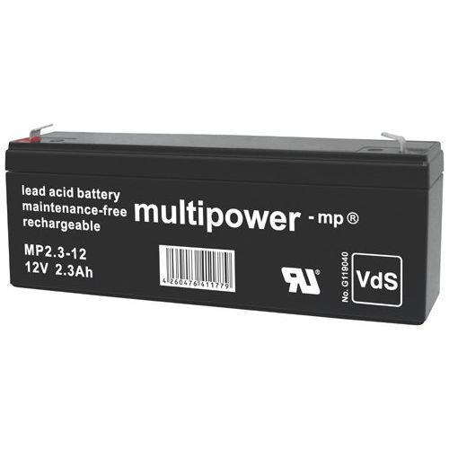 Hückmann - Blei-Akkumulator Multipower Blei-Akku 301074 MP2,2-12 Pb12V/2,2Ah